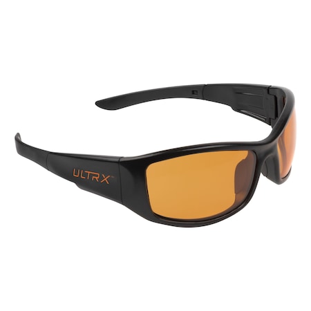 Ultrx Sync Safety Glasses, Amber 4138